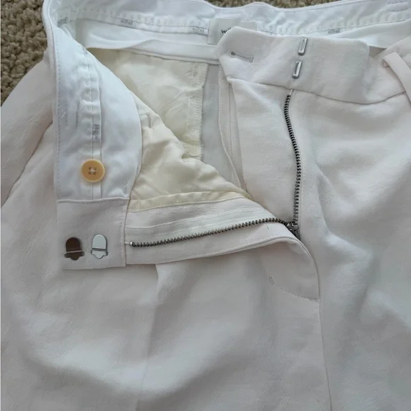 Aritzia Wilfred Cream Women's Shorts - Picture 3 of 4